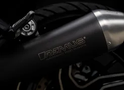 Escape deportivo REMUS Powercone BWM R 12, R 12 nineT, negro, RACING