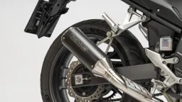 REMUS BoostR de acero inoxidable negro, para CB500 Hornet / NX500, homologación CE.