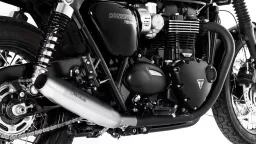 Silenciador REMUS CUSTOM Cromo Triumph Bonneville T120 a partir de 2016 EEC Euro 4