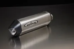 Escape deportivo, silenciador, acero inoxidable, homologado por la CEE, 54 mm