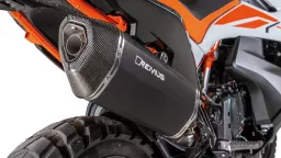 REMUS BLACK HAWK Acero inoxidable negro para KTM 790 Adventure-R, EEC