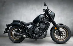 Powercone, acero inoxidable negro, Honda CMX500 Rebel, homologación CE.