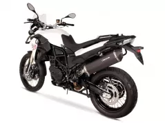 REMUS BLACK HAWK Silenciador acero inoxidable negro F 650-700-800 GS 2008-2016, EEC