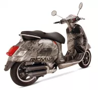 Silenciador REMUS RSC DUAL FLOW Carbon GTS 125-250-300 ie Super de 05, EEC