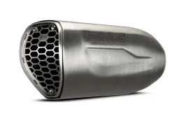 Slip-On REMUS NXT (silenciador con inserto de sonido extraíble), acero inoxidable mate, SIN HOMOLOGACIÓN ECE.
